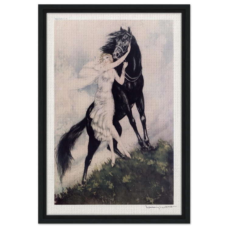 Youth by Louis Icart | Framed Canvas Print | Art Deco Wall Art