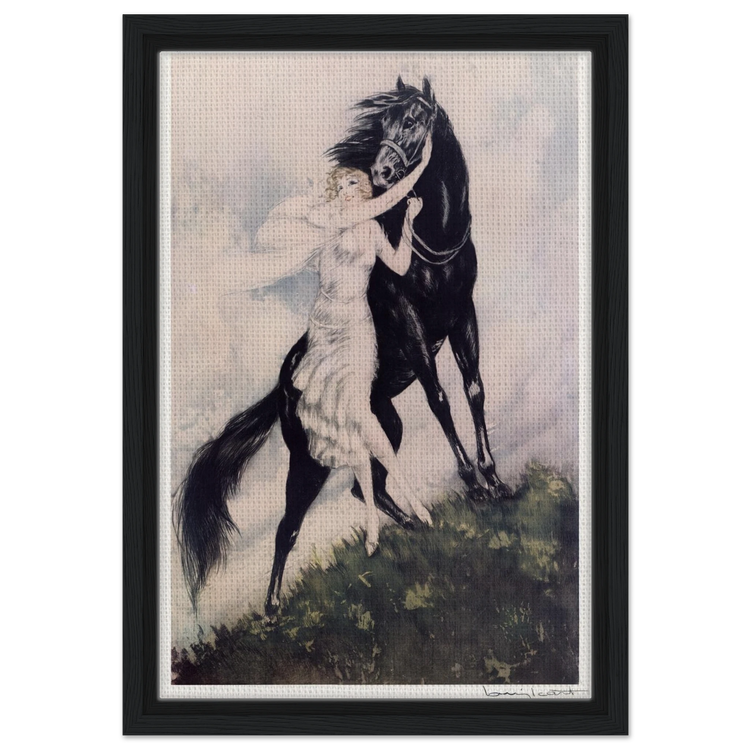 Youth by Louis Icart | Framed Canvas Print | Art Deco Wall Art