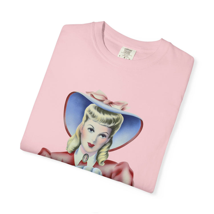 "Warmth, not ICE" Vintage Portrait Tee | Pro-Immigrant Activism | Garment-Dyed Heavyweight Crewneck