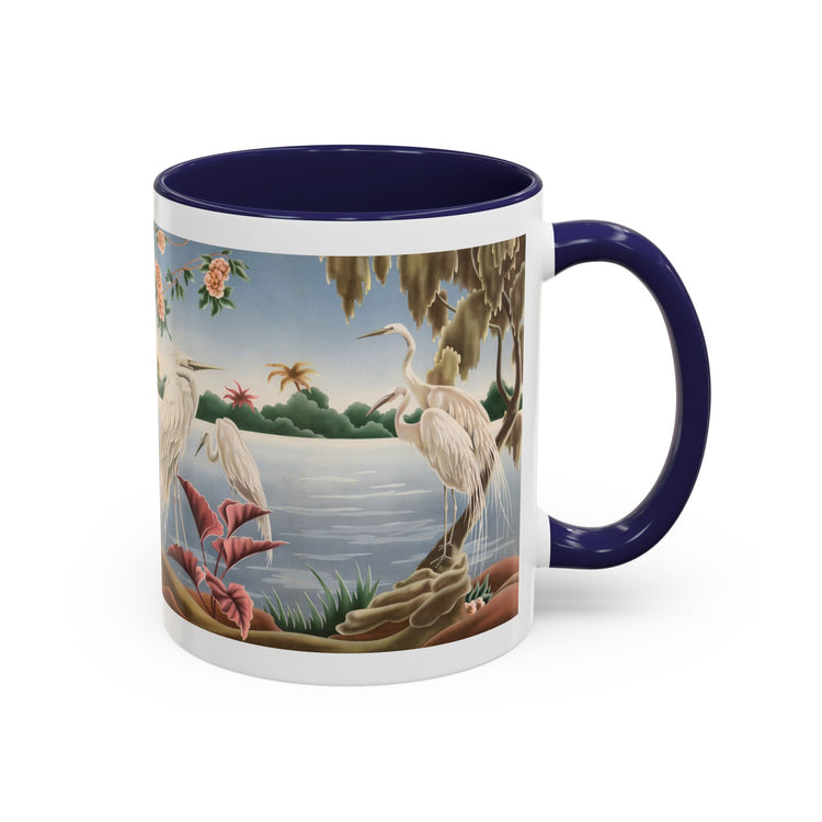Turner Egrets Coffee Mug | Print-on-Demand Ceramic Accent Mug (11/15oz)