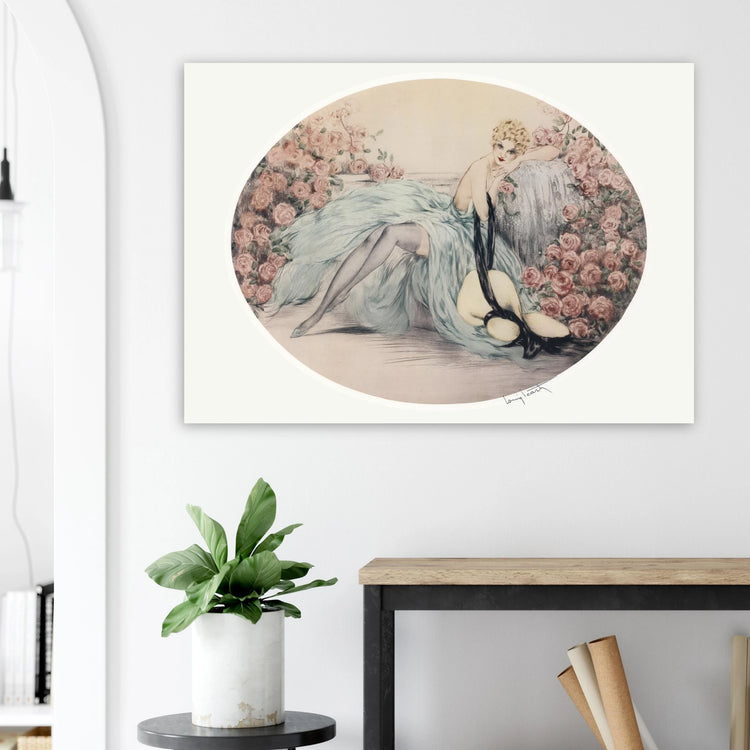 La Belle Rose by Louis Icart | Fine Art Poster | Art Deco Wall Art