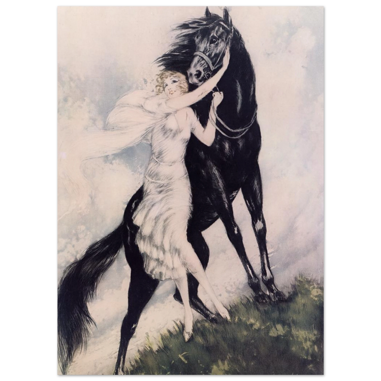 Youth by Louis Icart | Fine Art Poster | Art Deco Wall Art