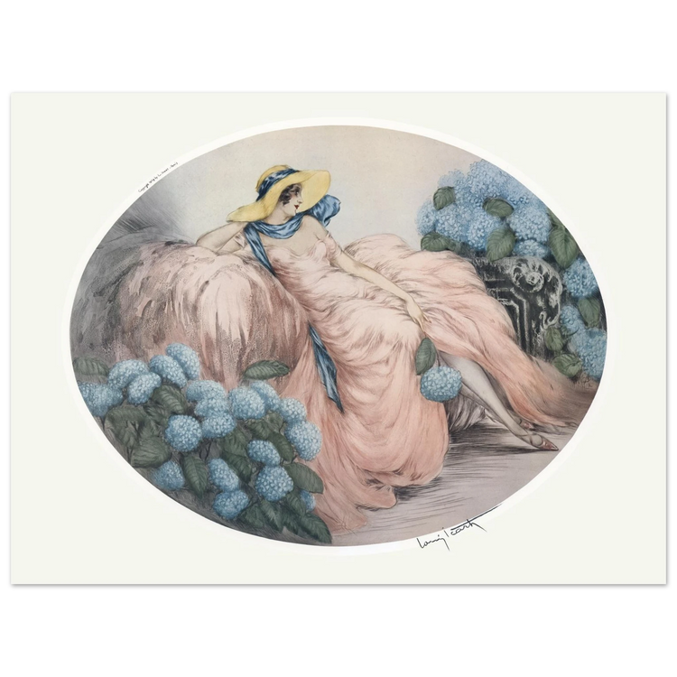 Hortense by Louis Icart | Fine Art Poster | Art Deco Wall Art
