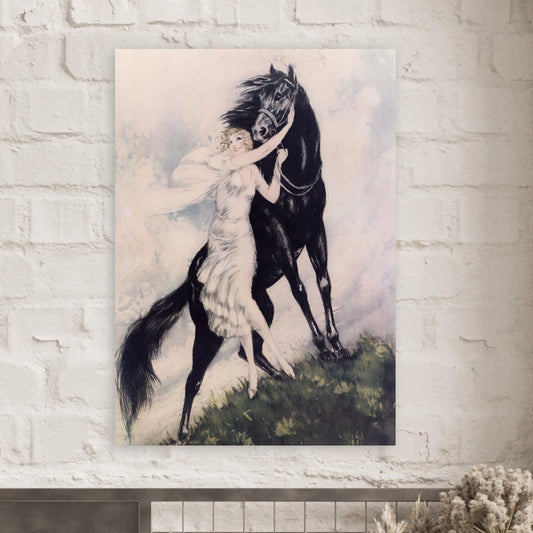 Youth by Louis Icart | Fine Art Poster | Art Deco Wall Art