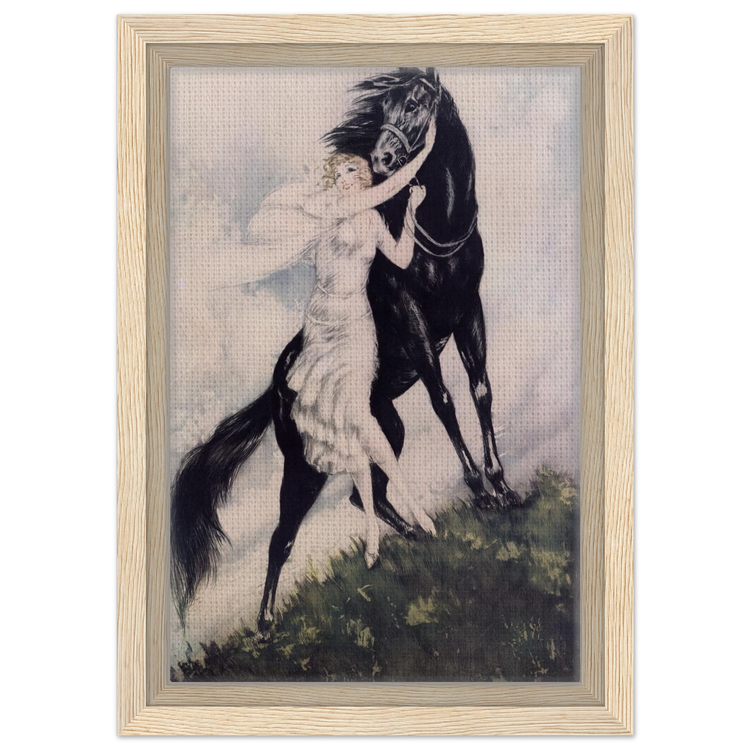 Youth by Louis Icart | Framed Canvas Print | Art Deco Wall Art