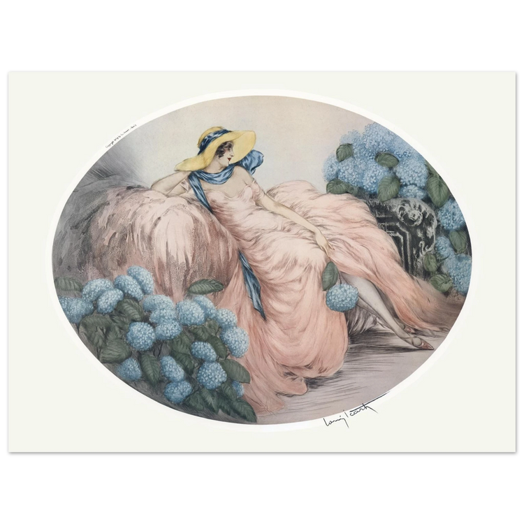Hortense by Louis Icart | Fine Art Poster | Art Deco Wall Art