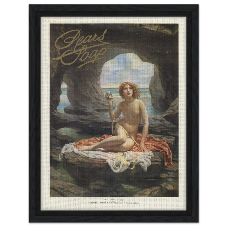 Pears Soap | Framed Canvas Print | Vintage Advertising Art