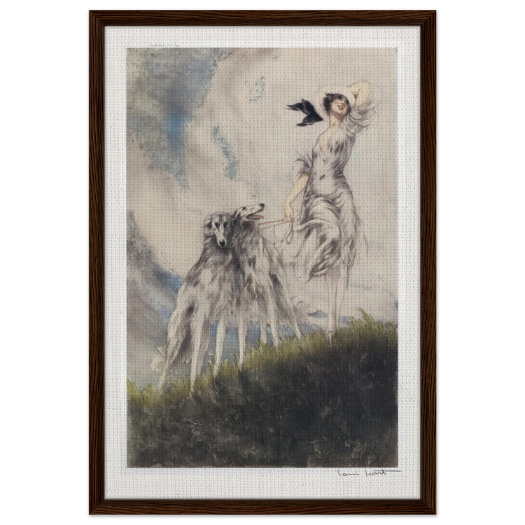 Joy of Life by Louis Icart | Framed Canvas Print | Art Deco Wall Art