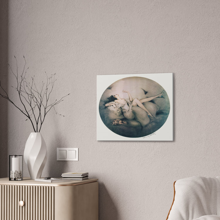 Cigarette Memories by Louis Icart | Museum-Quality Canvas Print | Art Deco Wall Art