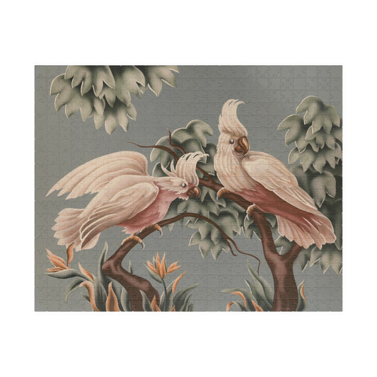 Turner White Cockatoo Jigsaw Puzzle — Vintage Tropical Bird Puzzle (110–1014 pcs)