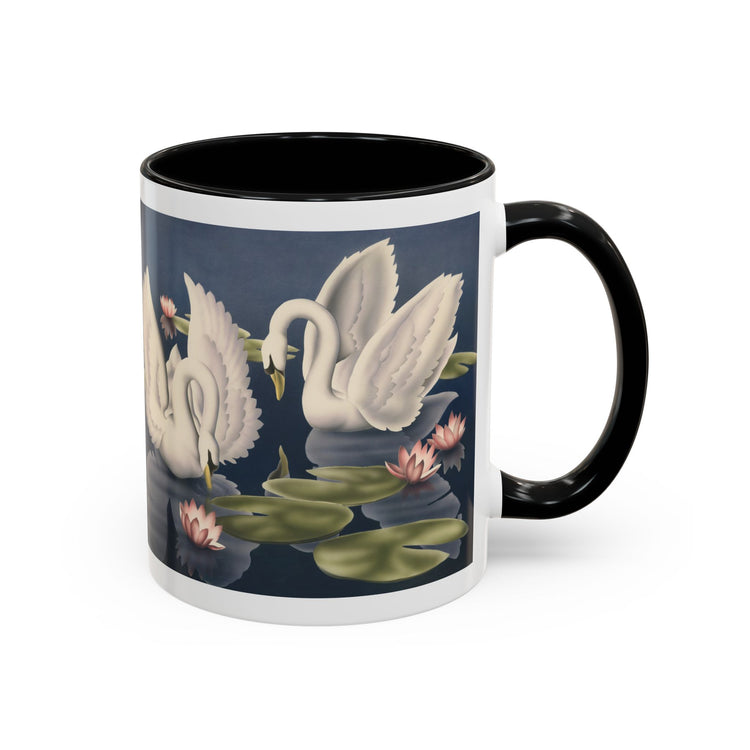 Turner Swans and Lillies Coffee Mug | Print-on-Demand Ceramic Accent Mug (11/15oz)