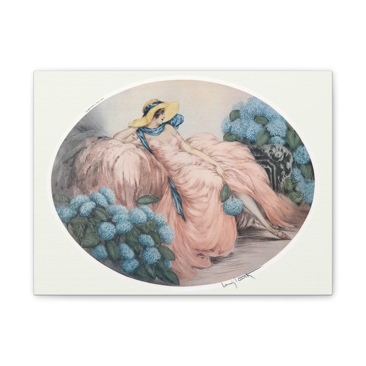 Hortense by Louis Icart | Museum-Quality Canvas Print | Art Deco Wall Art