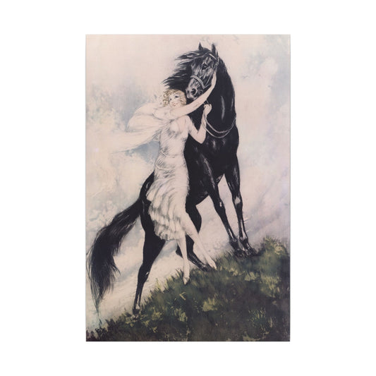 Youth by Louis Icart | Museum-Quality Canvas Print | Art Deco Wall Art