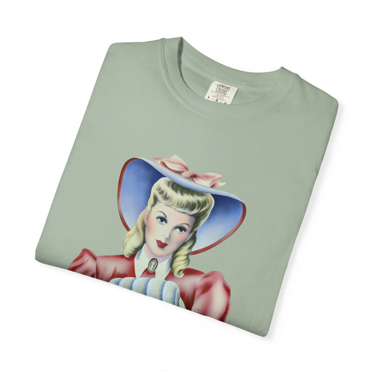 "Privilege is Invisible" Vintage Portrait Tee | White Accountability | Garment-Dyed Heavyweight Crewneck
