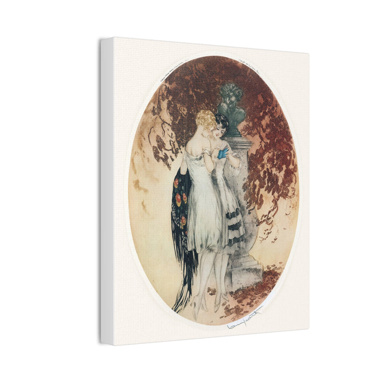 Secrets by Louis Icart | Museum-Quality Canvas Print | Art Deco Wall Art