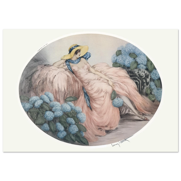 Hortense by Louis Icart | Fine Art Poster | Art Deco Wall Art