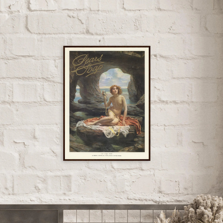 Pears Soap | Wooden Framed Poster | Vintage Advertising Art