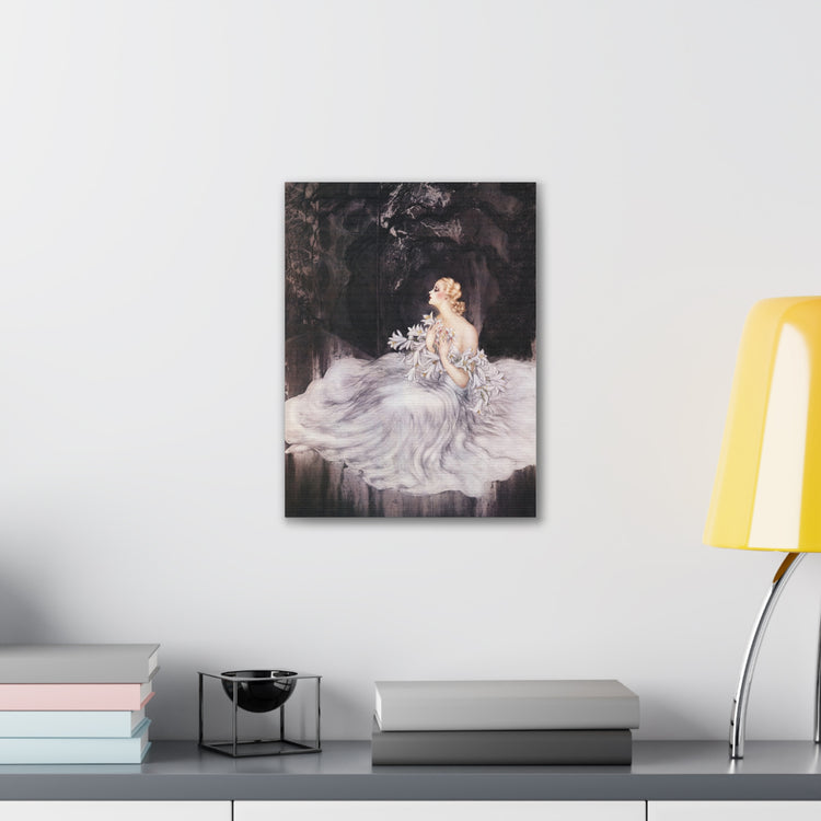 Lilies by Louis Icart | Museum-Quality Canvas Print | Art Deco Wall Art