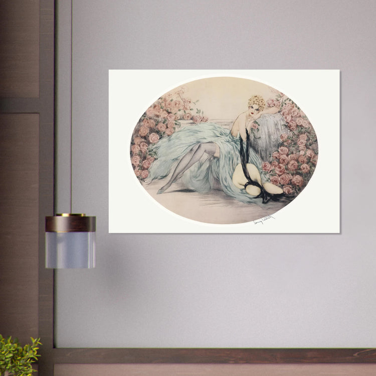 La Belle Rose by Louis Icart | Fine Art Poster | Art Deco Wall Art