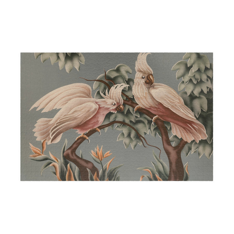 Turner White Cockatoo Jigsaw Puzzle — Vintage Tropical Bird Puzzle (110–1014 pcs)