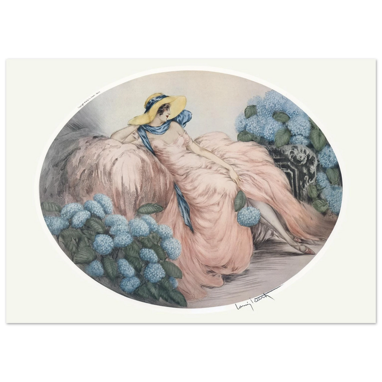 Hortense by Louis Icart | Fine Art Poster | Art Deco Wall Art