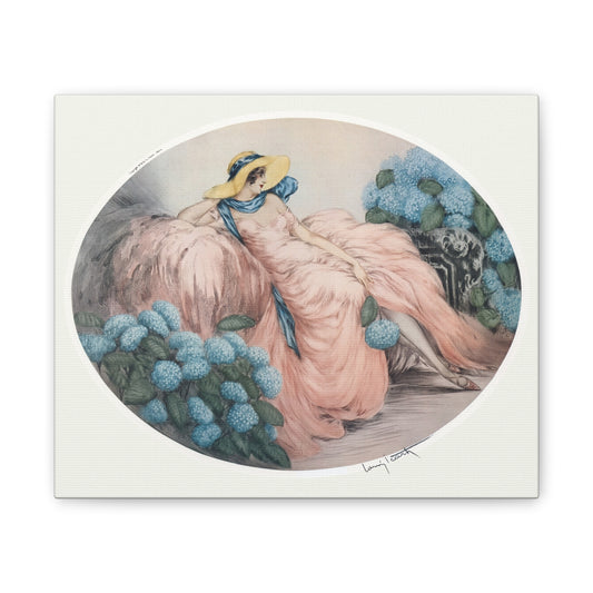 Hortense by Louis Icart | Museum-Quality Canvas Print | Art Deco Wall Art