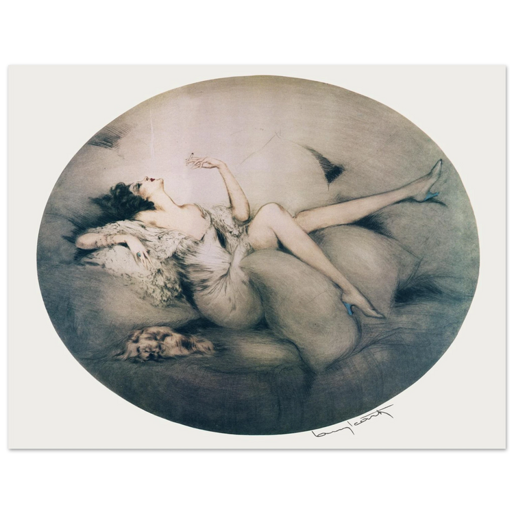 Cigarette Memories by Louis Icart | Fine Art Poster | Art Deco Wall Art