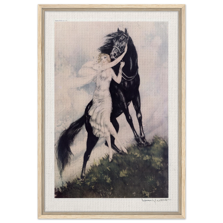 Youth by Louis Icart | Framed Canvas Print | Art Deco Wall Art
