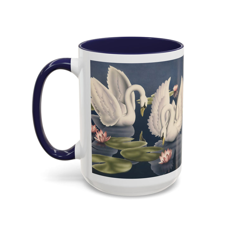 Turner Swans and Lillies Coffee Mug | Print-on-Demand Ceramic Accent Mug (11/15oz)