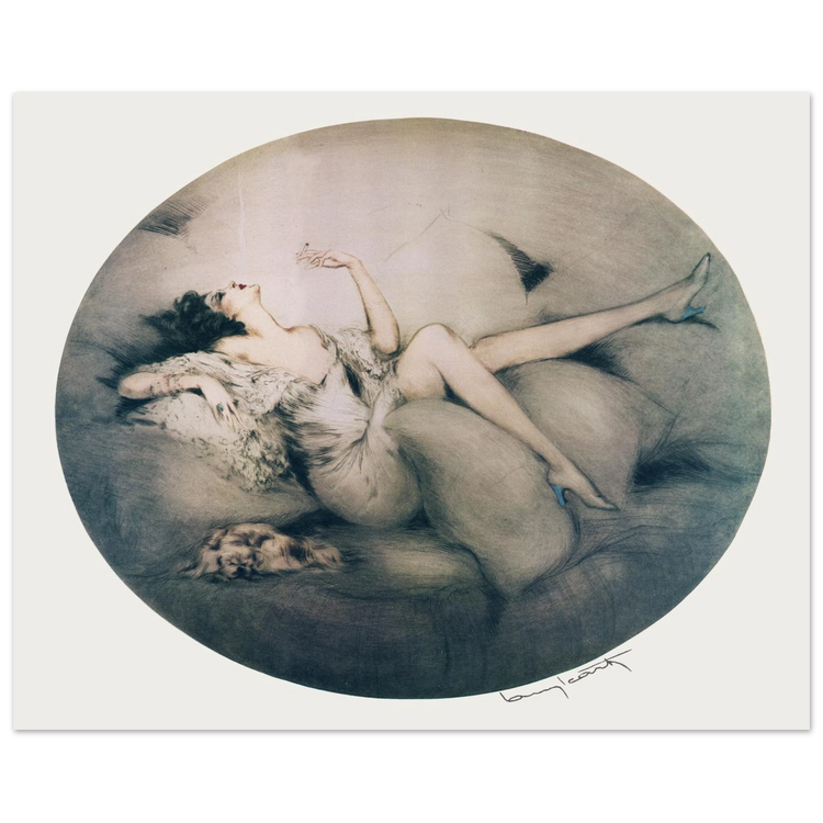 Cigarette Memories by Louis Icart | Fine Art Poster | Art Deco Wall Art