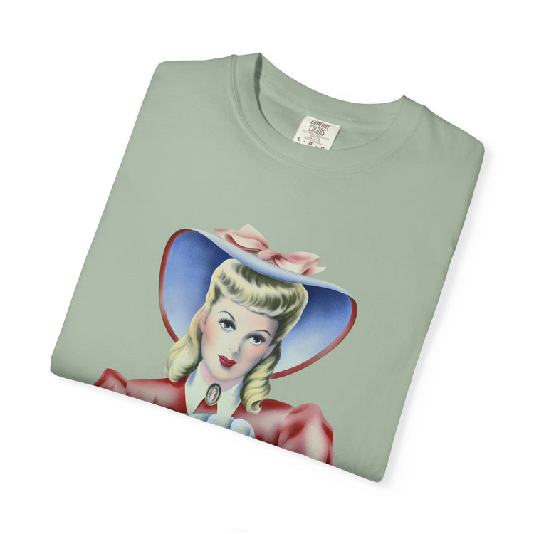 "Warmth, not ICE" Vintage Portrait Tee | Pro-Immigrant Activism | Garment-Dyed Heavyweight Crewneck