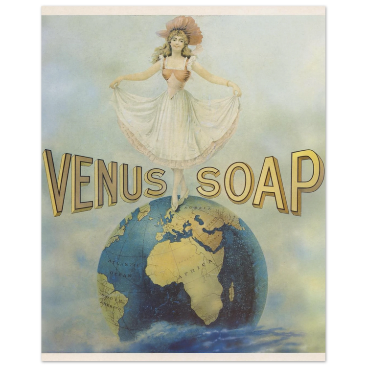 Venus Soap | Museum-Quality Matte Paper Poster | Vintage Advertising Art