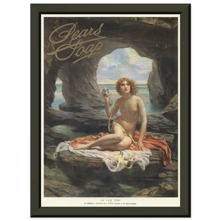Pears Soap | Metal Framed Poster | Vintage Advertising Art