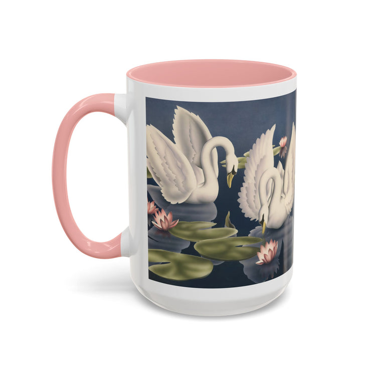 Turner Swans and Lillies Coffee Mug | Print-on-Demand Ceramic Accent Mug (11/15oz)