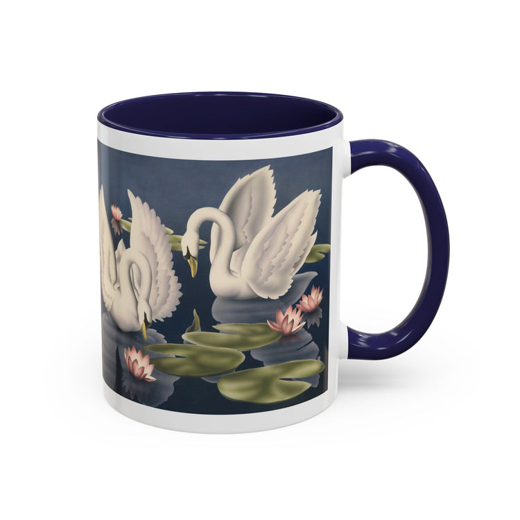 Turner Swans and Lillies Coffee Mug | Print-on-Demand Ceramic Accent Mug (11/15oz)