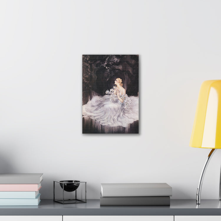 Lilies by Louis Icart | Museum-Quality Canvas Print | Art Deco Wall Art