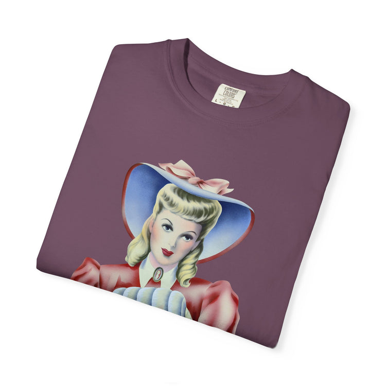 "Privilege is Invisible" Vintage Portrait Tee | White Accountability | Garment-Dyed Heavyweight Crewneck