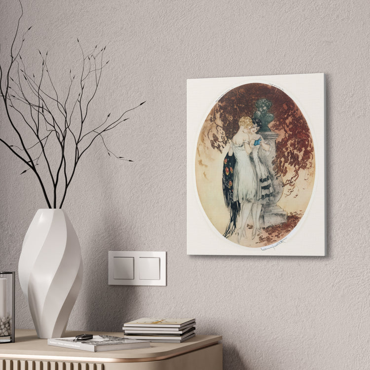 Secrets by Louis Icart | Museum-Quality Canvas Print | Art Deco Wall Art