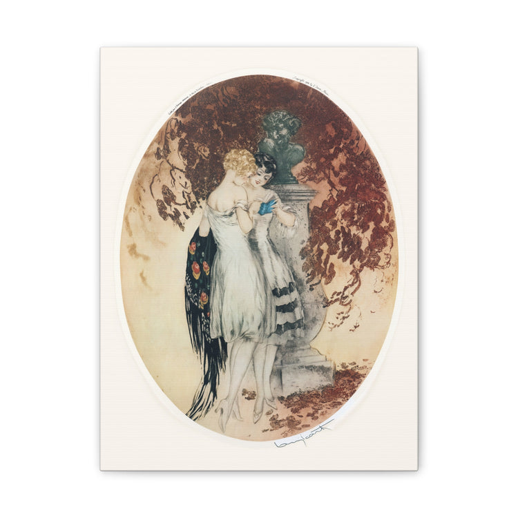 Secrets by Louis Icart | Museum-Quality Canvas Print | Art Deco Wall Art