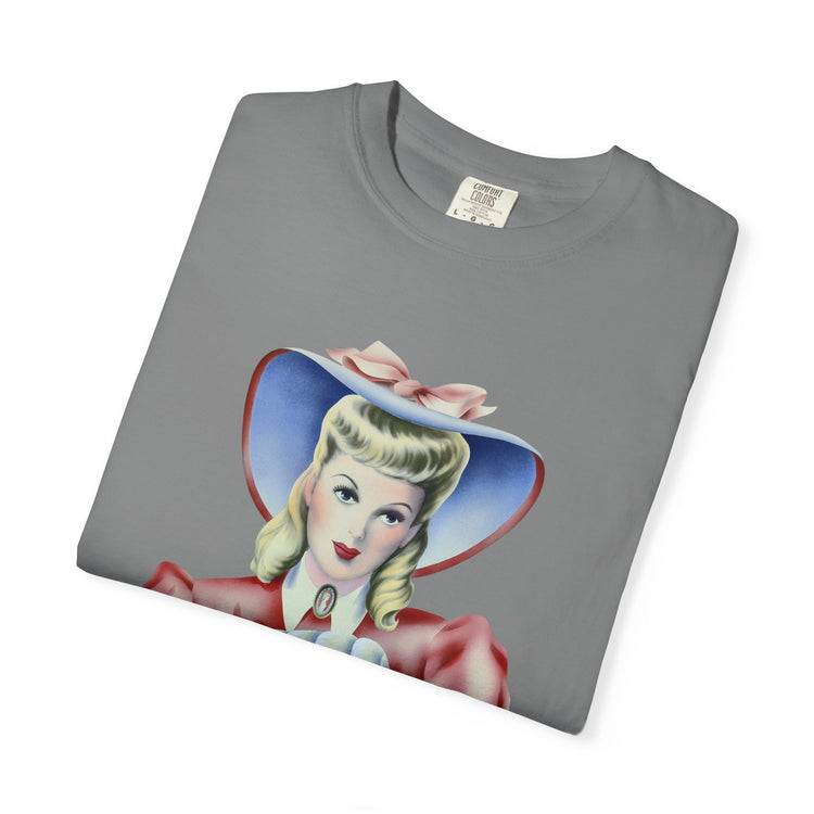 "Warmth, not ICE" Vintage Portrait Tee | Pro-Immigrant Activism | Garment-Dyed Heavyweight Crewneck