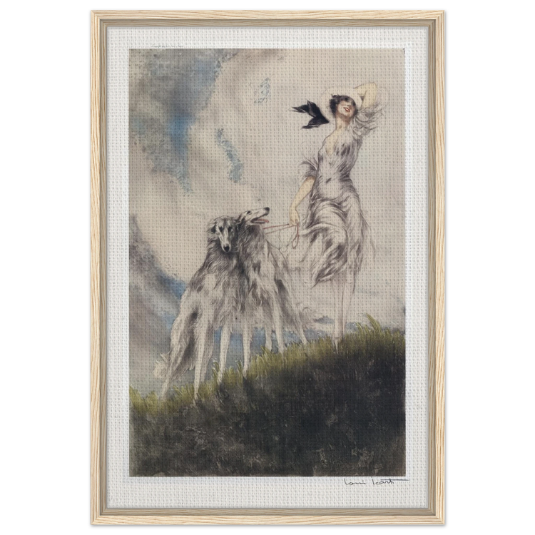 Joy of Life by Louis Icart | Framed Canvas Print | Art Deco Wall Art