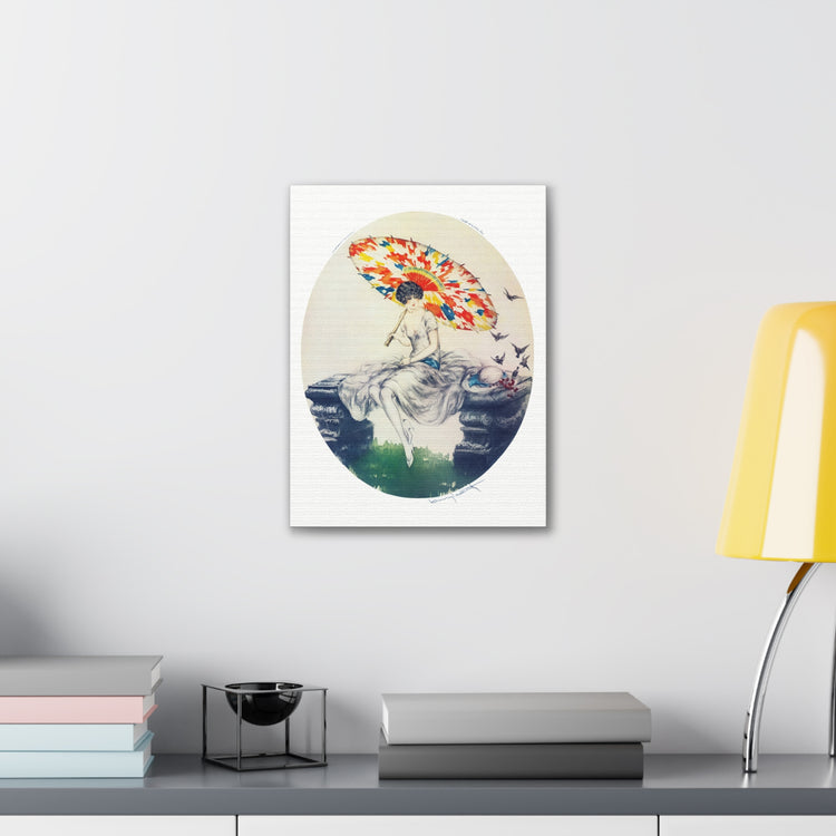 Parasol by Louis Icart | Museum-Quality Canvas Print | Art Deco Wall Art