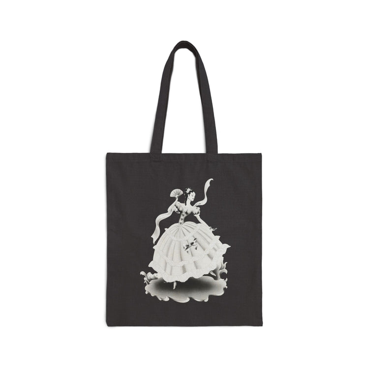 Vintage Romantic Portrait Tote Bag - Lady Dancing | 1940s Turner Art