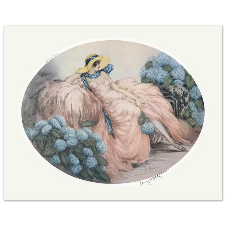 Hortense by Louis Icart | Fine Art Poster | Art Deco Wall Art