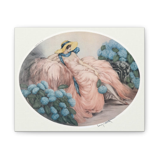 Hortense by Louis Icart | Museum-Quality Canvas Print | Art Deco Wall Art