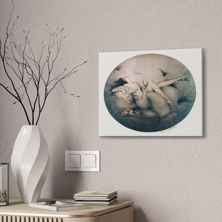 Cigarette Memories by Louis Icart | Museum-Quality Canvas Print | Art Deco Wall Art