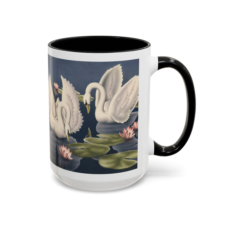 Turner Swans and Lillies Coffee Mug | Print-on-Demand Ceramic Accent Mug (11/15oz)