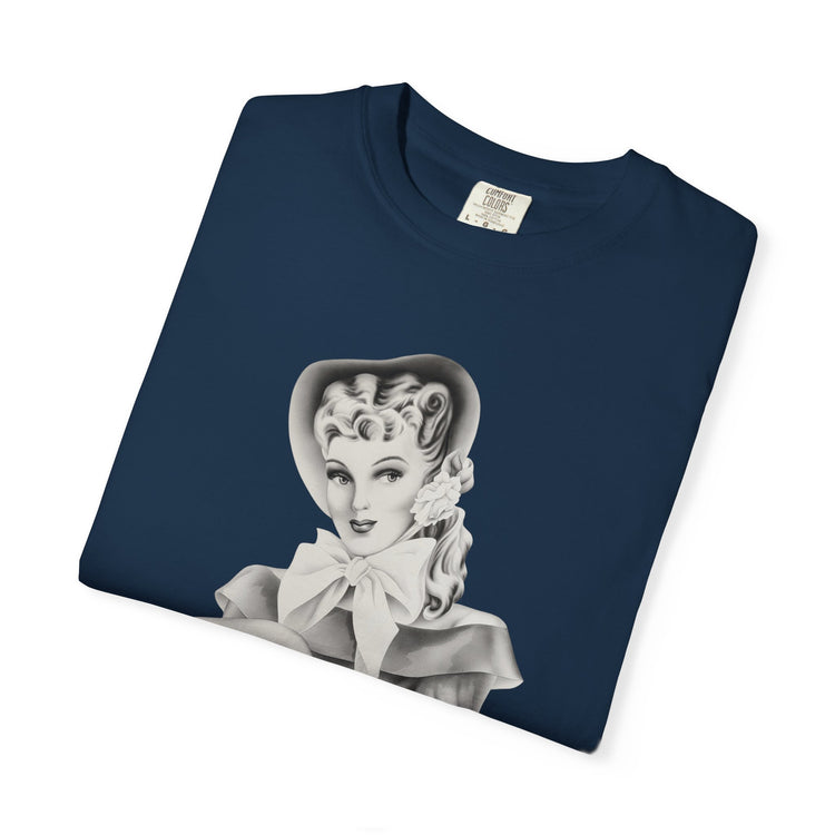 "Warmth, not ICE" Vintage Portrait Tee | Pro-Immigrant Activism | Garment-Dyed Heavyweight Crewneck