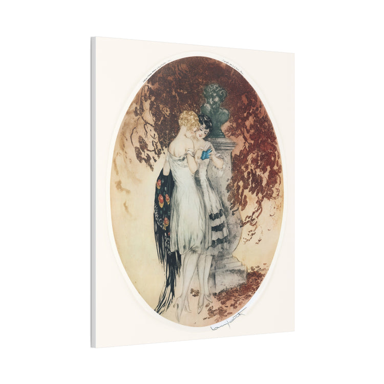 Secrets by Louis Icart | Museum-Quality Canvas Print | Art Deco Wall Art
