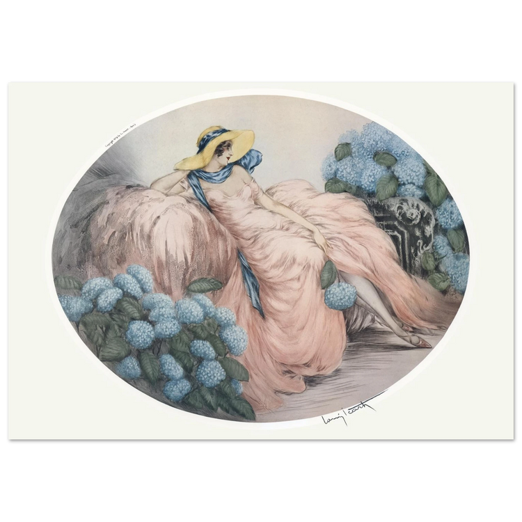 Hortense by Louis Icart | Fine Art Poster | Art Deco Wall Art